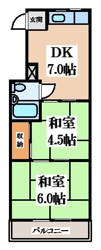 【間取り】 | 平石マンション