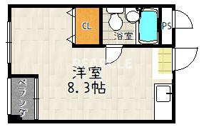 【間取り】 | バドワール墨染