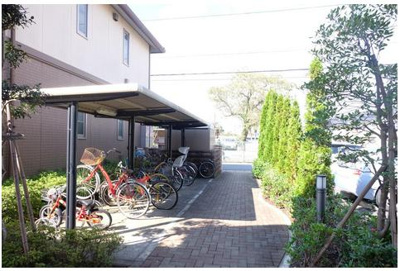 【その他共用部分】 | 【シャーメゾン】アルカンシエルB | 各棟駐輪場完備