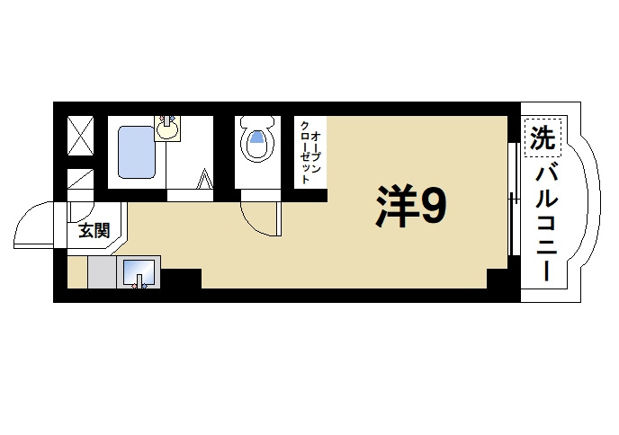 シャンテムーランの間取り|通風良好で換気がしやすい間取りです