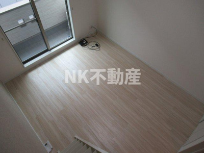 【子供部屋】 | エムズコート吉田（吉田賃貸） | ロフトから見た洋室です