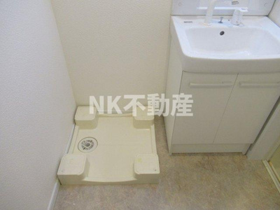 【洗面所】 | エムズコート吉田（吉田賃貸） | 脱衣スペースもあります