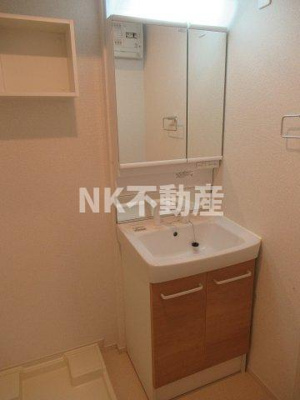 【洗面所】 | ル・クール（河内花園賃貸） | 洗面所です