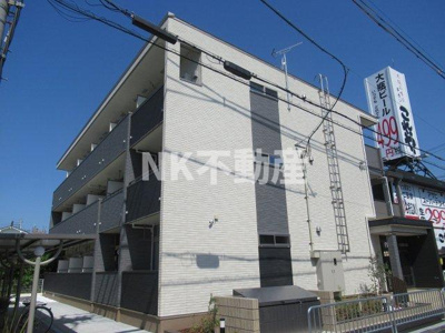 【外観】 | ル・クール（河内花園賃貸） | きれいな外観です