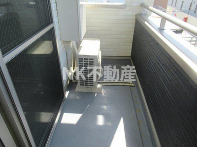 【バルコニー】 | ル・クール（河内花園賃貸） | 陽当たり良好なバルコニーです