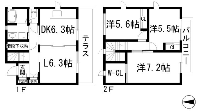 【間取り】 | カンナテラス