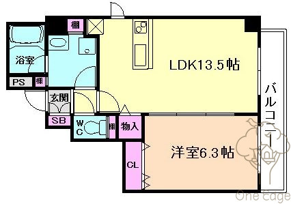 サンキュービックの間取り
