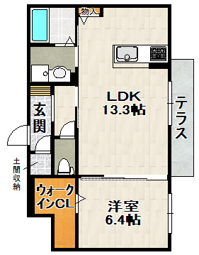 Sha-Maison DIVANA　シャーメゾンディヴァナの間取り