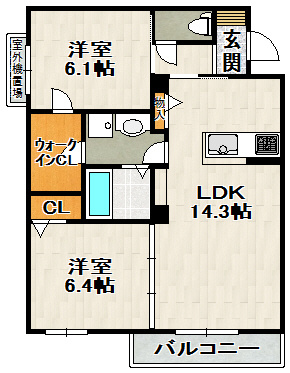 Sha-Maison DIVANA　シャーメゾンディヴァナの間取り