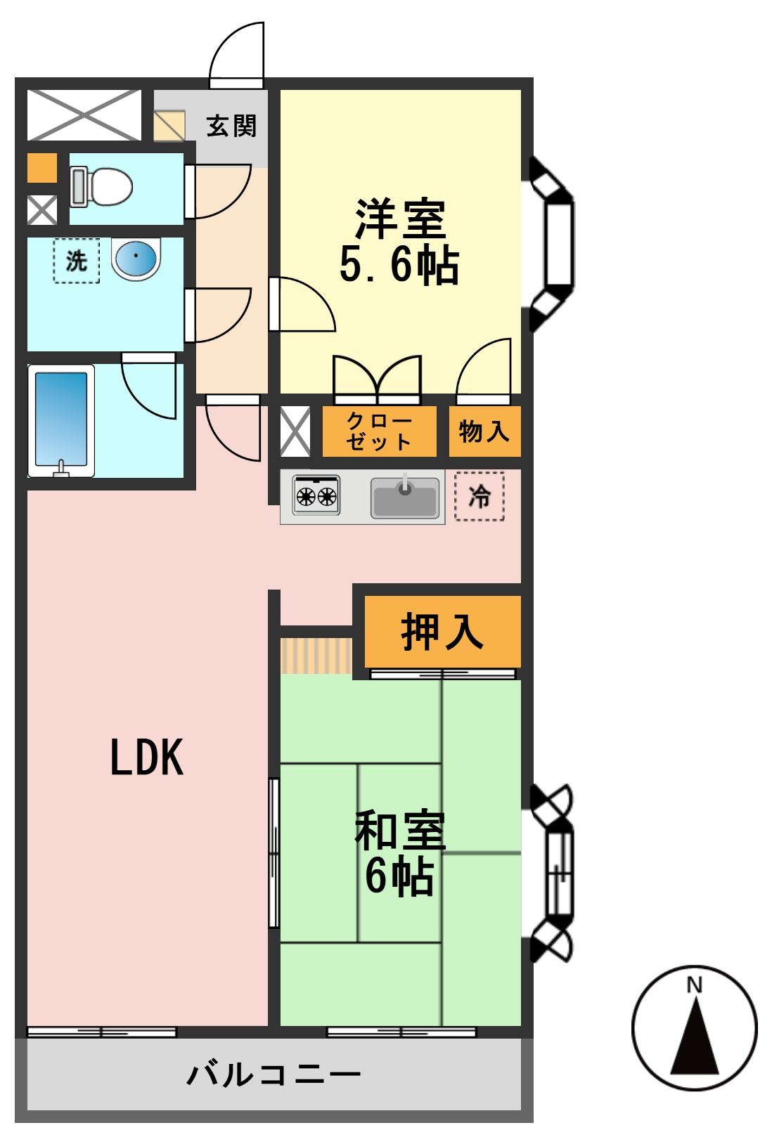 プラムエヌティーの間取り