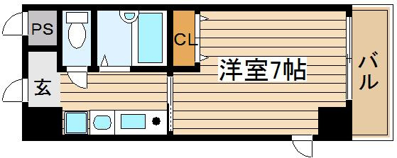 メゾンシティ鷺洲の間取り