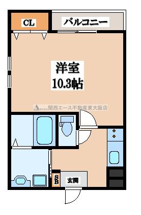 【間取り】 | フジパレス河内花園Ⅲ番館