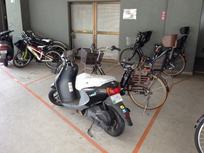 【その他共用部分】 | モア・クレスト鷺沼ヒルズ | バイク置場