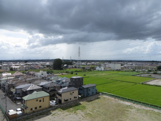 東建ニューハイツ北鴻巣の展望|バルコニーからみた景色です。