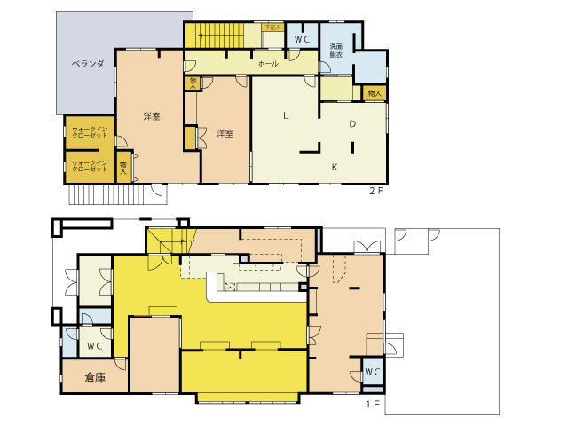 【間取り】 | 函南町上沢 売店舗併用住宅 EH01334 | 函南町上沢　店舗のみ