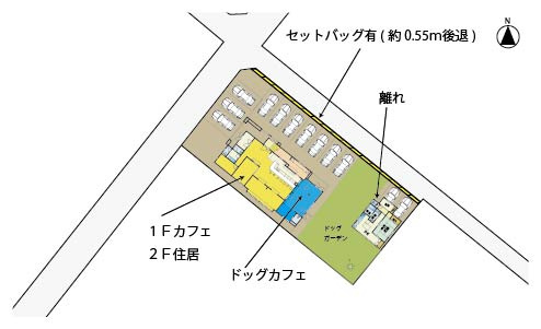 【区画図】 | 函南町上沢 売店舗併用住宅 EH01334 | 函南町上沢　地形図　間取り入り
