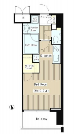 【間取り】 | パインコート恵比寿