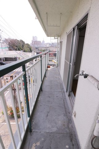 コーポ森本のバルコニー