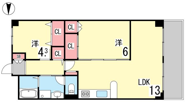 【間取り】 | レジデンス芦屋