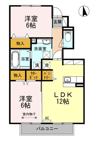 スカイドミールⅡの間取り