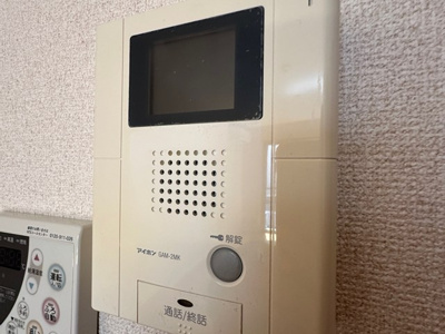 【セキュリティ】 | カロス桜 | 防犯対策に有効なカメラ付きインターホン！突然の来客にもバッチリ対応できちゃいます☆