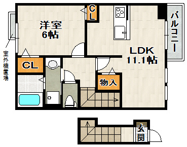 マーベラス撰花園の間取り