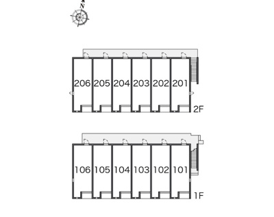 【区画図】 | クレストタウンE
