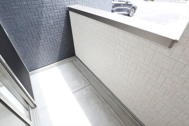 サンライズTOWN寺家のバルコニー