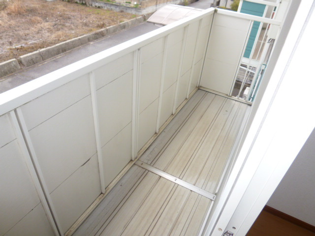 ニューシティウエストリバーのバルコニー