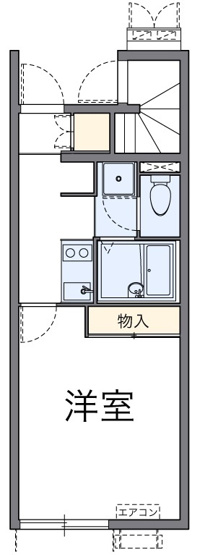 【間取り】 | クレストタウンC