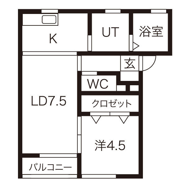 リジエールFの間取り