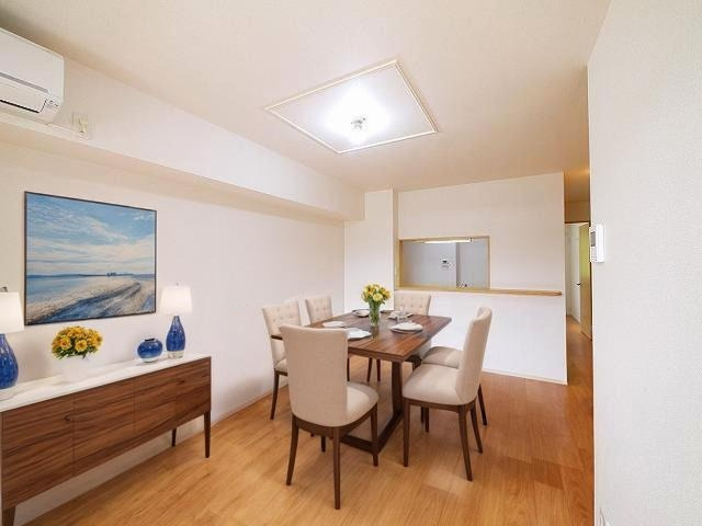 プロミネントの居間・リビング|CGで家具等を配置したもので家具等は含まれません