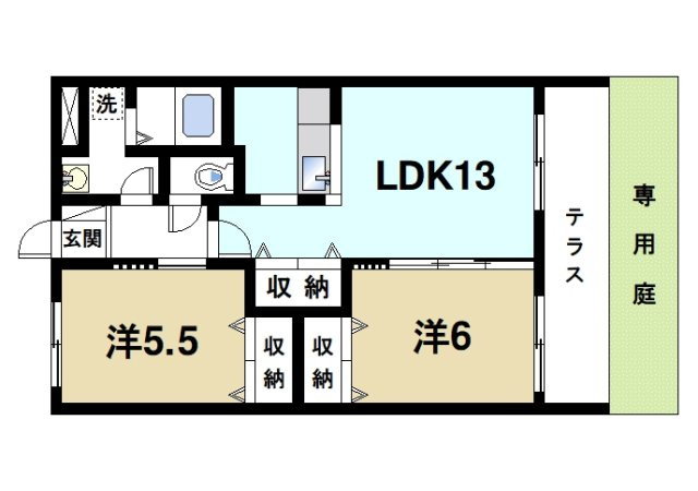 ヒルビレッジの間取り|収納豊富な間取りです