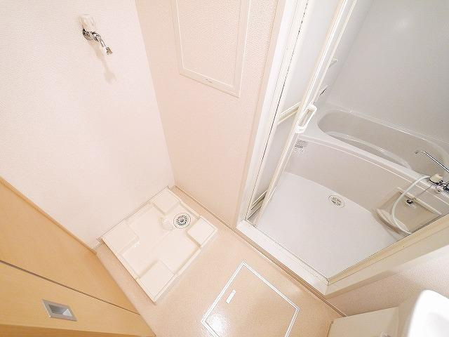 ランドマーク桜井　Ⅱの洗面所|室内洗濯機置き場