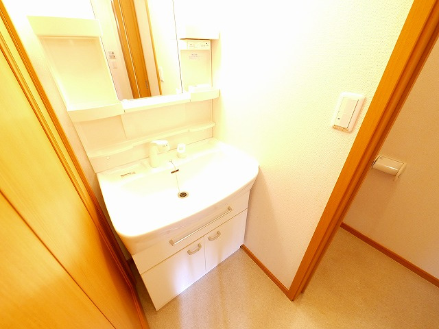 フラン　コリーヌの洗面所|広い洗面スペース