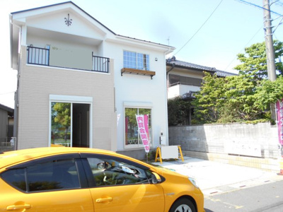 【外観】 | 杉戸町　高野台西　全1棟　1号棟　41坪　車2台　WIC広々。 | おしゃれなデザイン住宅です。