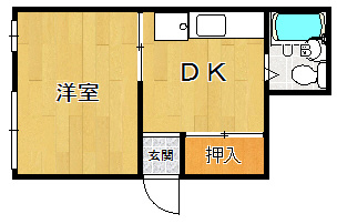 コーポNTAの間取り