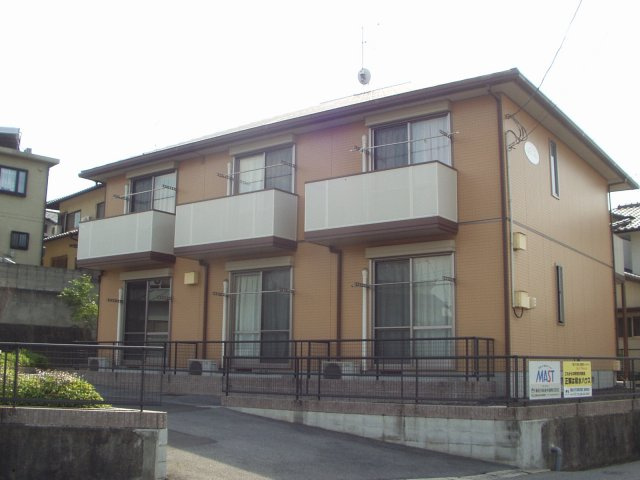 倉敷市藤戸町天城のアパートの外観