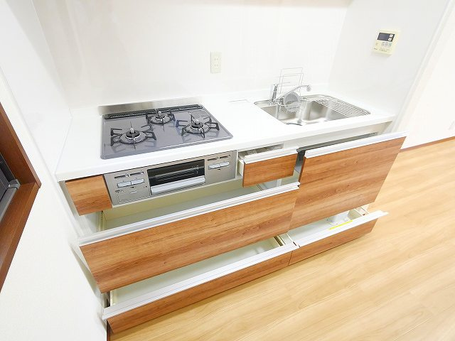 セントポーリアＡ．Ｂのキッチン|使いやすいキッチンです