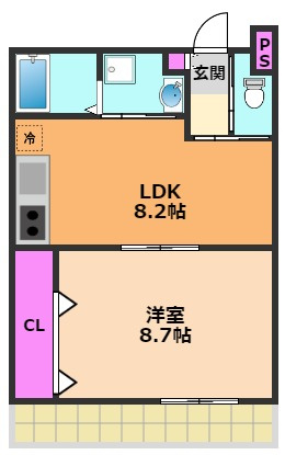 【間取り】 | TIAハイム上本町