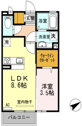 ラーン・サバーイⅡの間取り
