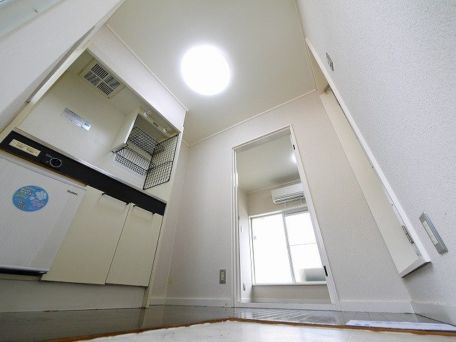 エムズ富雄のキッチン|コンパクトなキッチンで掃除もラクラク