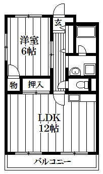 【間取り】 | メルベーユ扇町