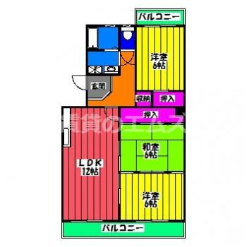 【間取り】 | プロスペール板付 | プロスペール板付の間取り