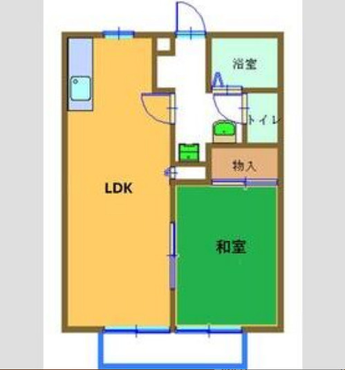 ハイツデアイの間取り