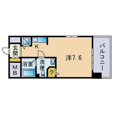 カスタリア薬院の間取り
