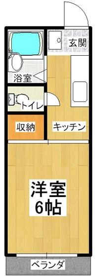 【間取り】 | セントラルコーポＢ棟