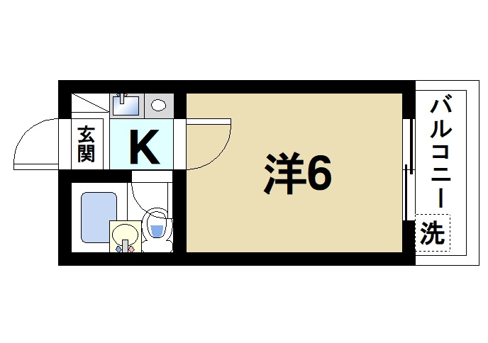フローレンスヨーコの間取り|単身様におススメの間取り。