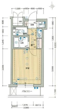【間取り】 | プレサンス難波WEST