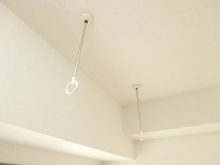 室内物干し付き